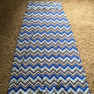 RUE21 Blue patterned Maxi Dress